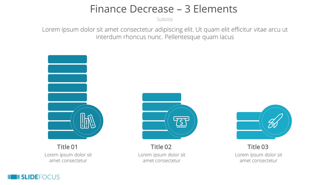 Finance Decrease 3 Elements