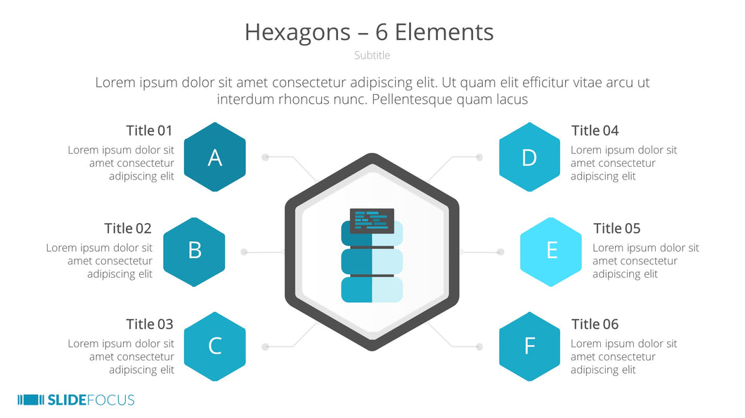 Hexagons 6 Elements