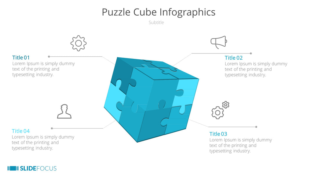 Puzzle Cube Infographics