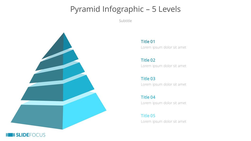 Pyramid Infographic 5 Levels