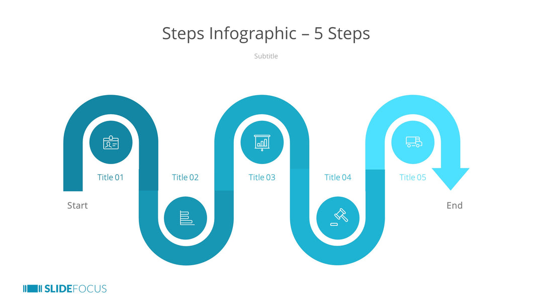 Steps Infographic 5 Steps