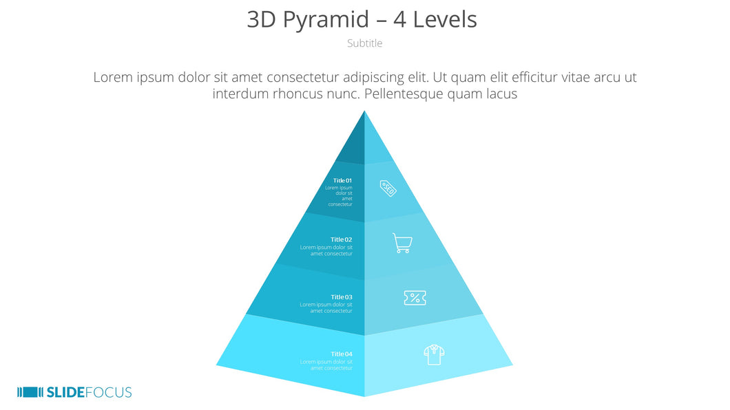 3D Pyramid 4 Levels