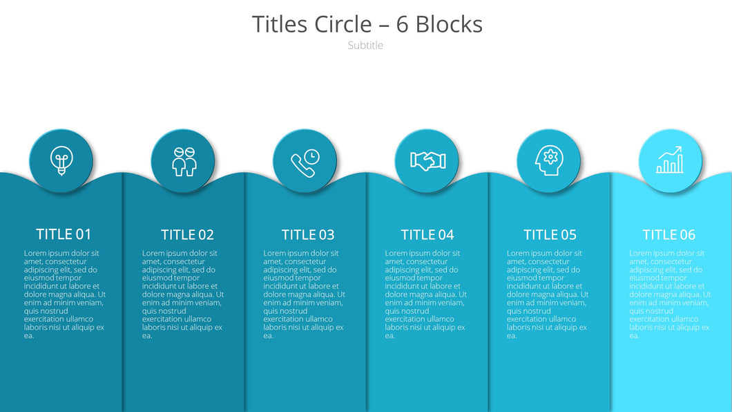 Titles Circle 6 Blocks