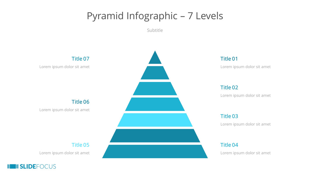 Pyramid Infographic 7 Levels