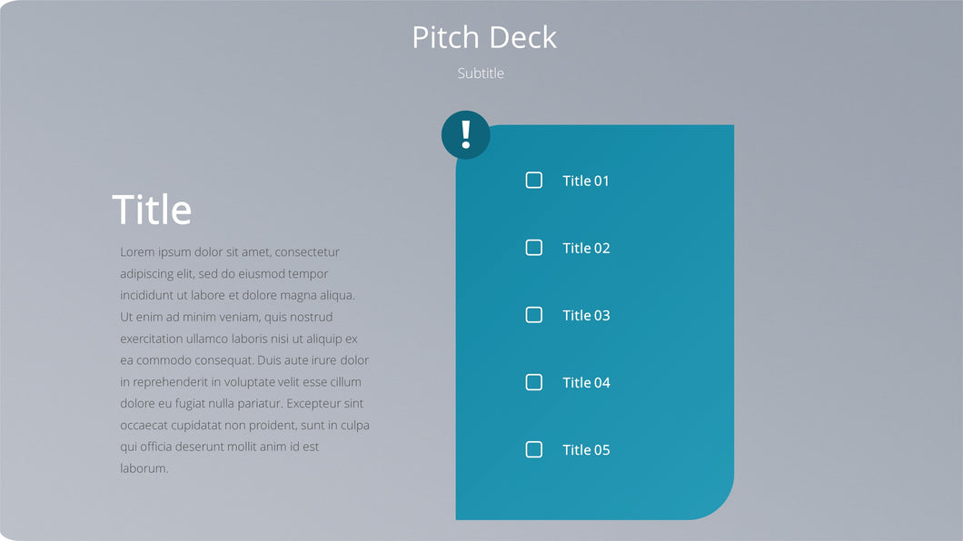 Pitch Deck