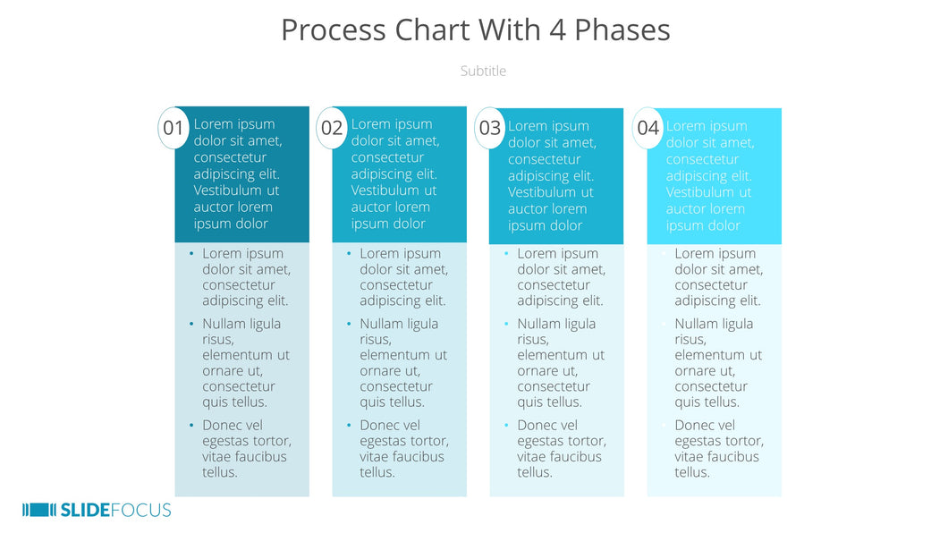 Process Chart With 4 Phases