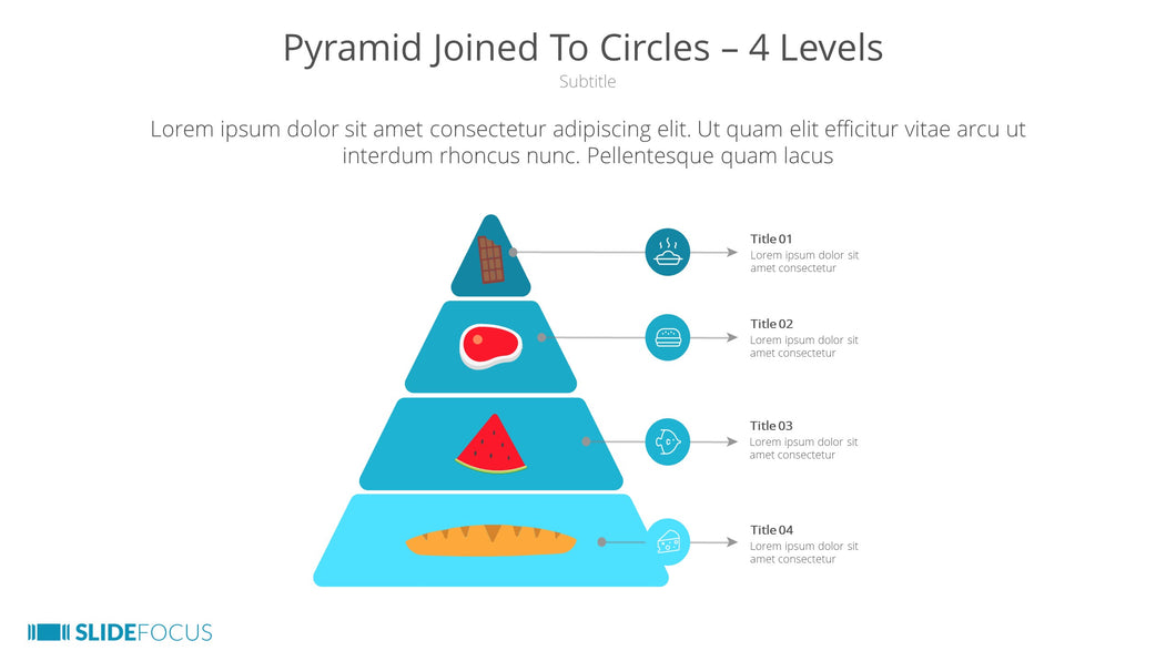 Pyramid Joined To Circles 4 Levels