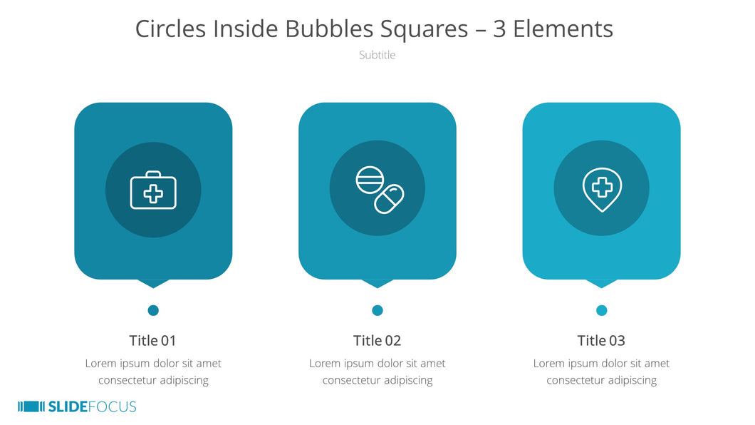Circles Inside Bubbles Squares 3 Elements