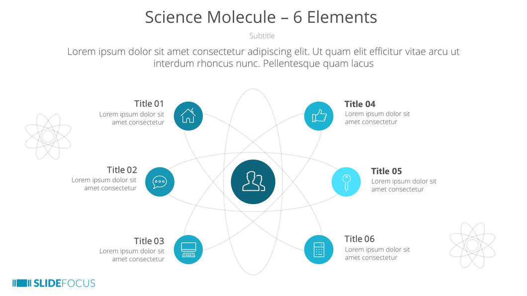 Science Molecule 6 Elements