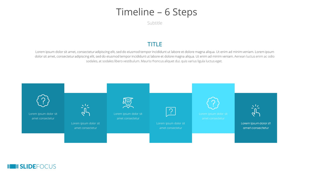 Timeline 6 Steps