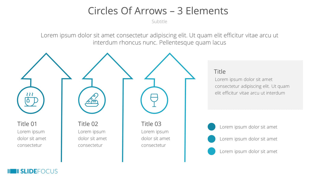 Circles Of Arrows 3 Elements