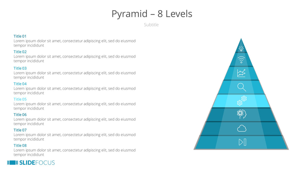 Pyramid 8 Levels