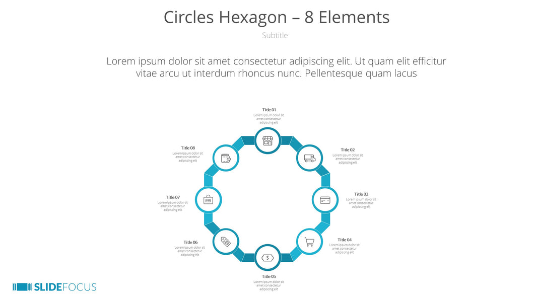 Circles Hexagon 8 Elements
