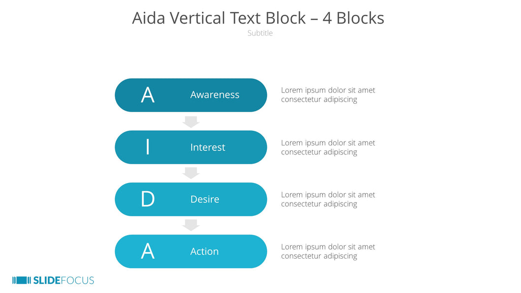 Aida Vertical Text Block 4 Blocks