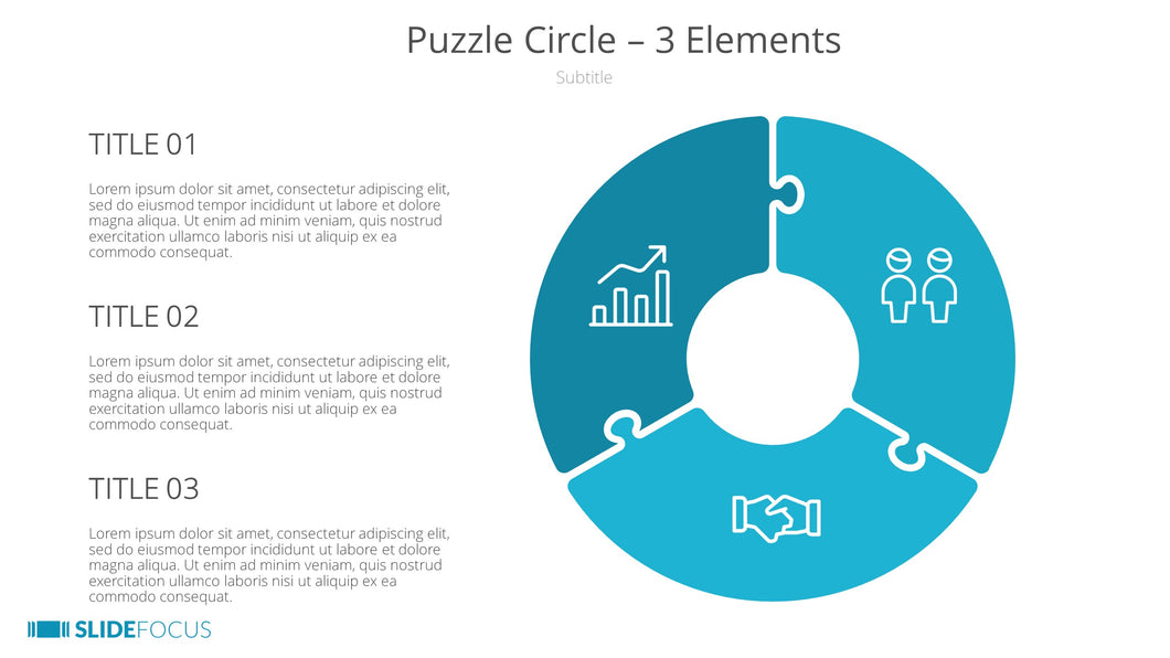 Puzzle Circle 3 Elements