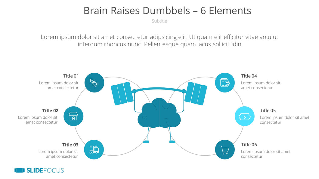 Brain Raises Dumbbels 6 Elements