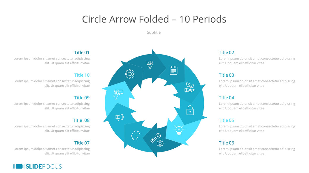 Circle Arrow Folded 10 Periods