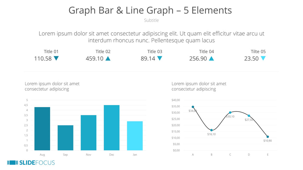 Graph Bar Line Graph 5 Elements