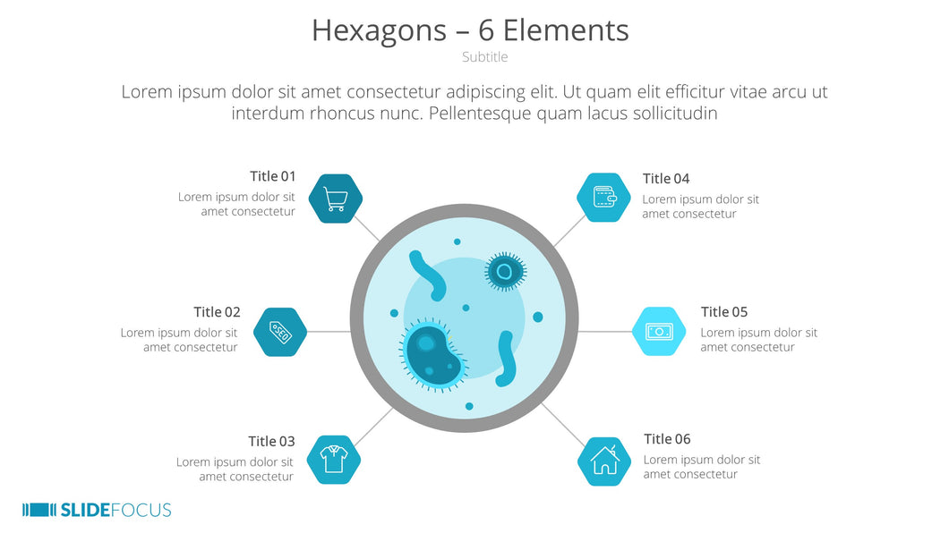 Hexagons 6 Elements