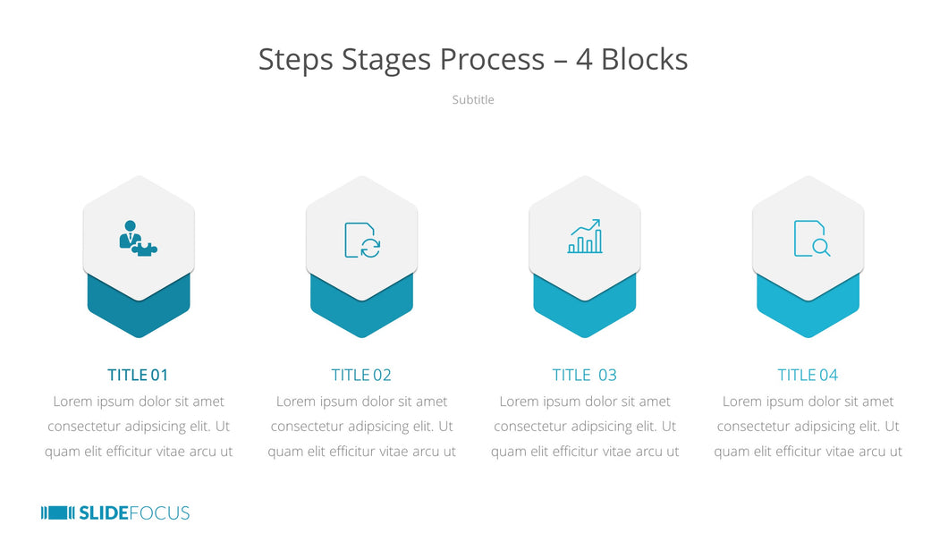 Steps Stages Process 4 Blocks