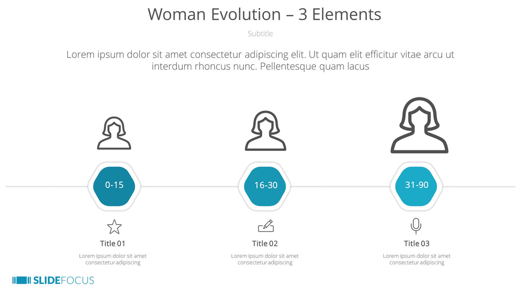 Woman Evolution 3 Elements