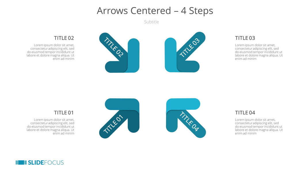 Arrows Centered 4 Steps