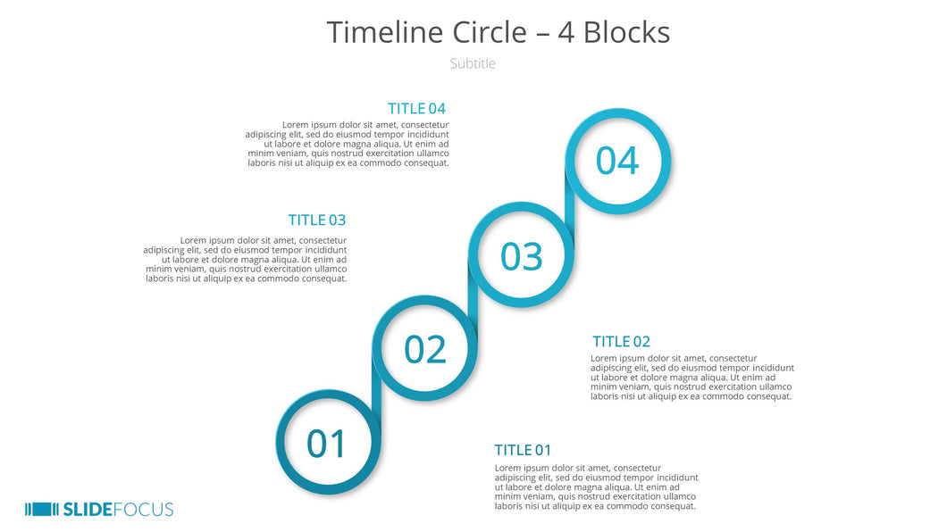 Timeline Circle 4 Blocks