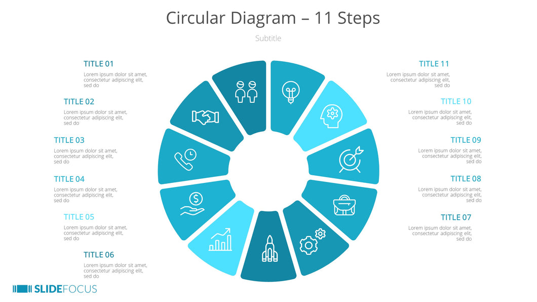 Circular Diagram 11 Steps