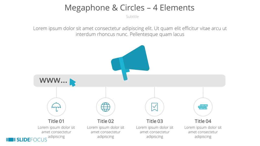 Megaphone Circles 4 Elements