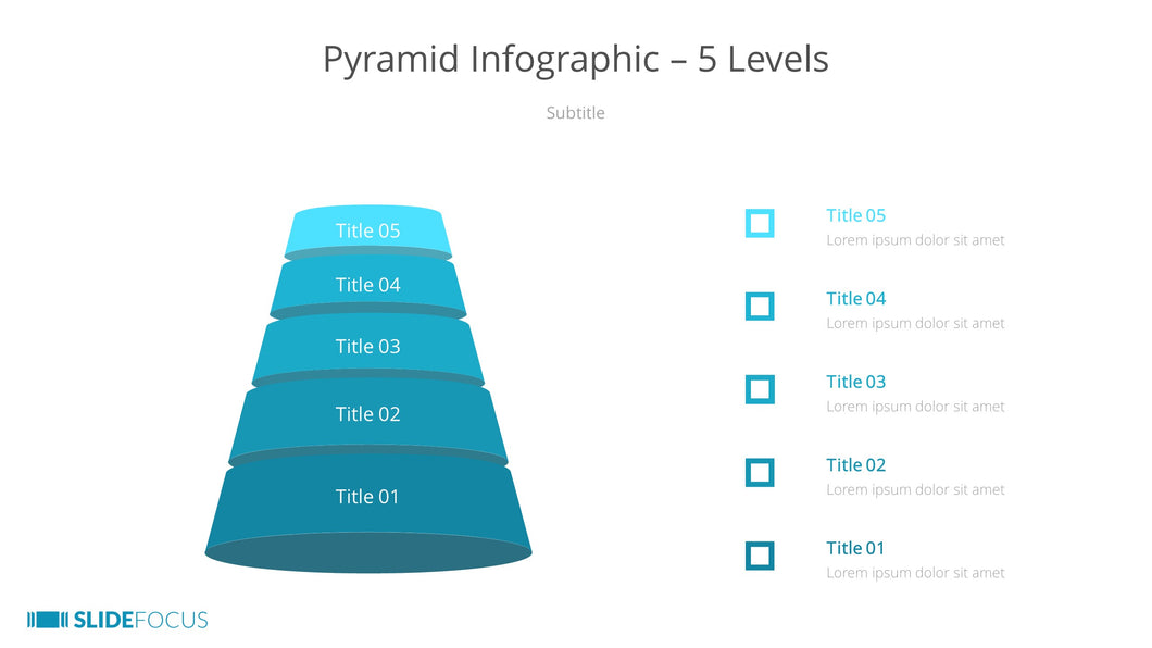 Pyramid Infographic 5 Levels