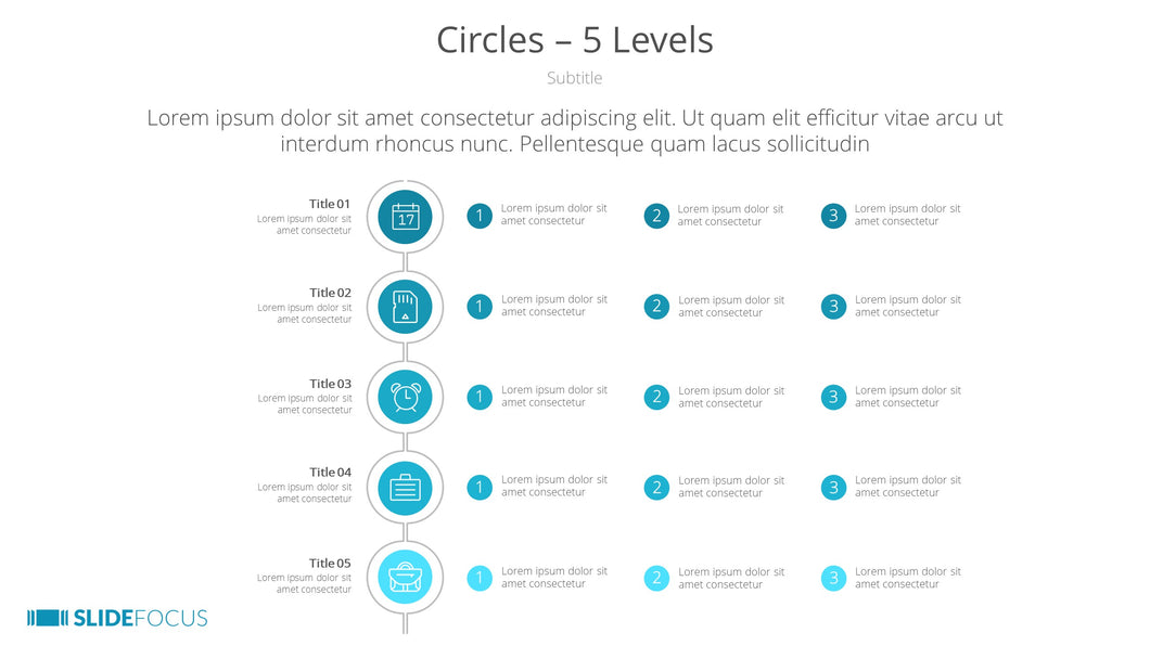 Circles 5 Levels