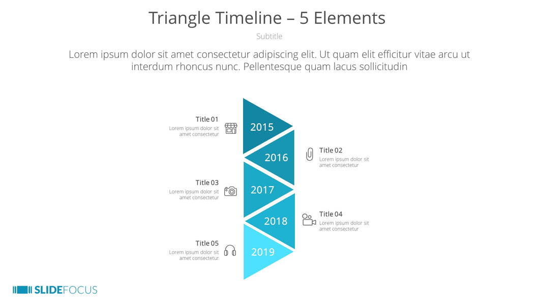 Triangle Timeline 5 Elements