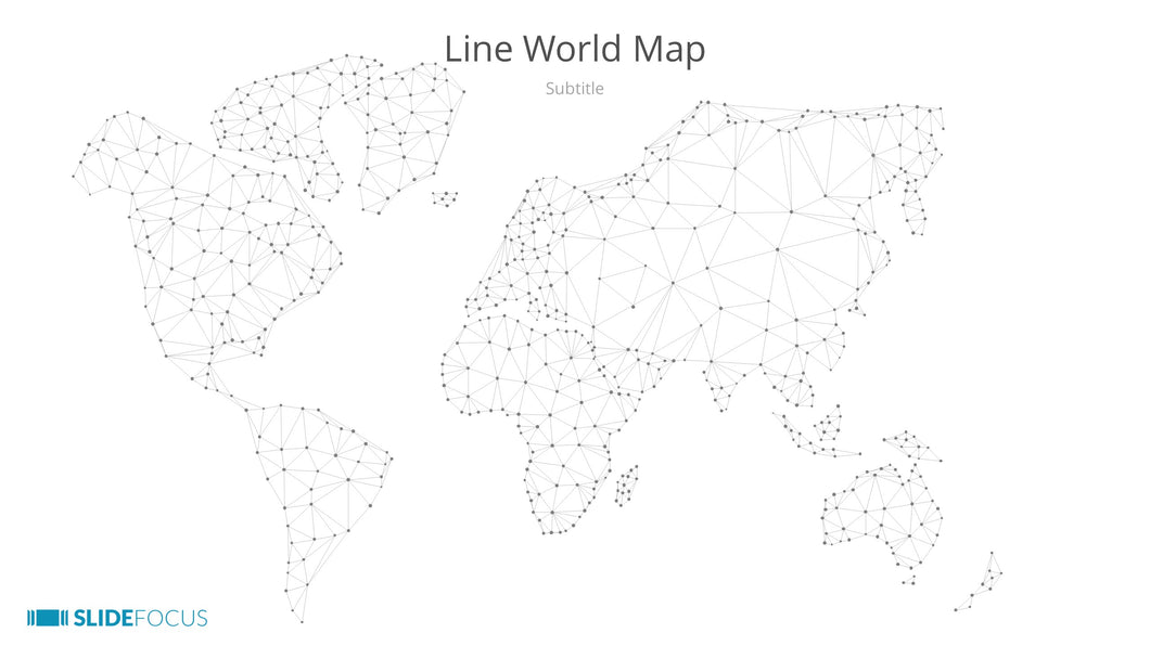 Line World Map