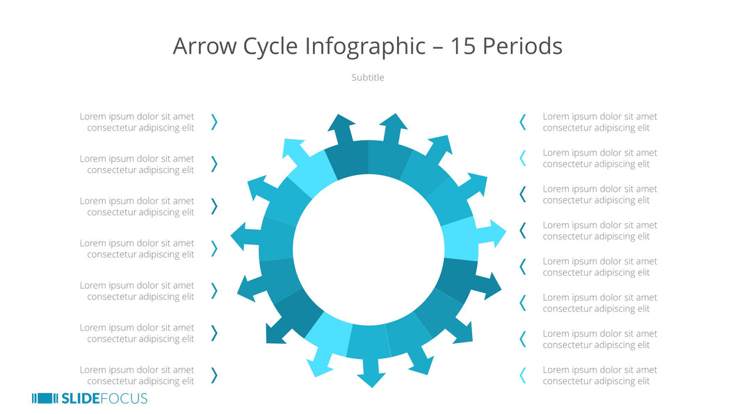 Arrow Cycle Infographic 15 Periods