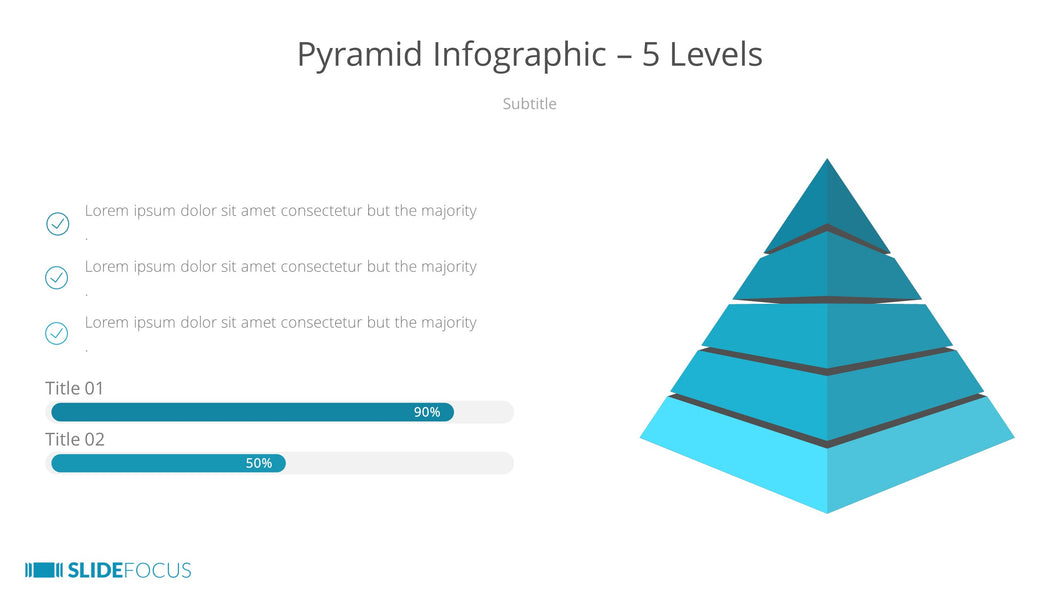 Pyramid Infographic 5 Levels