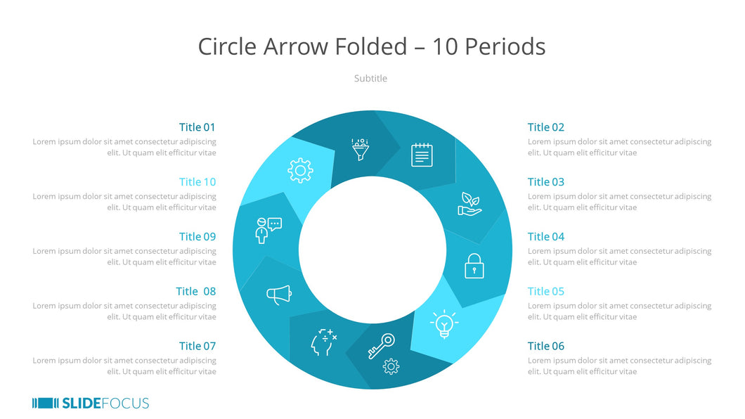 Circle Arrow Folded 10 Periods