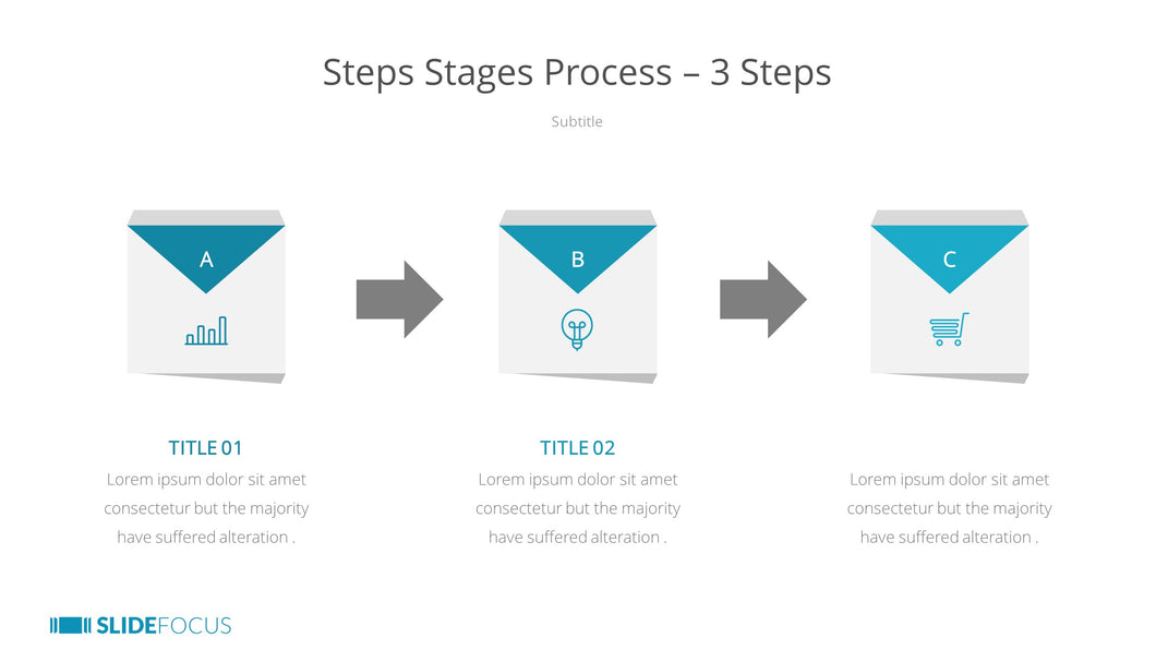 Steps Stages Process 3 Steps
