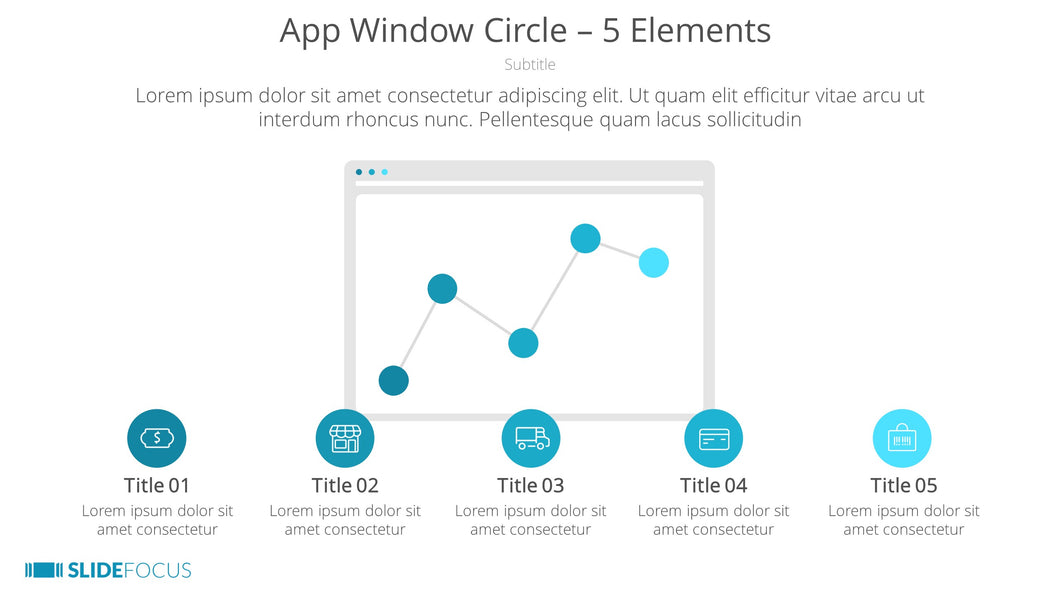 App Window Circle 5 Elements