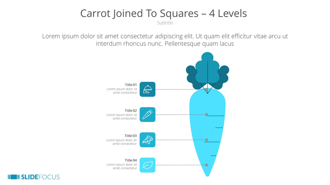 Carrot Joined To Squares 4 Levels