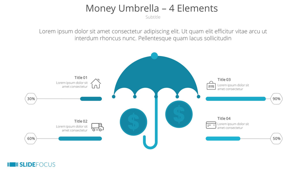 Money Umbrella 4 Elements