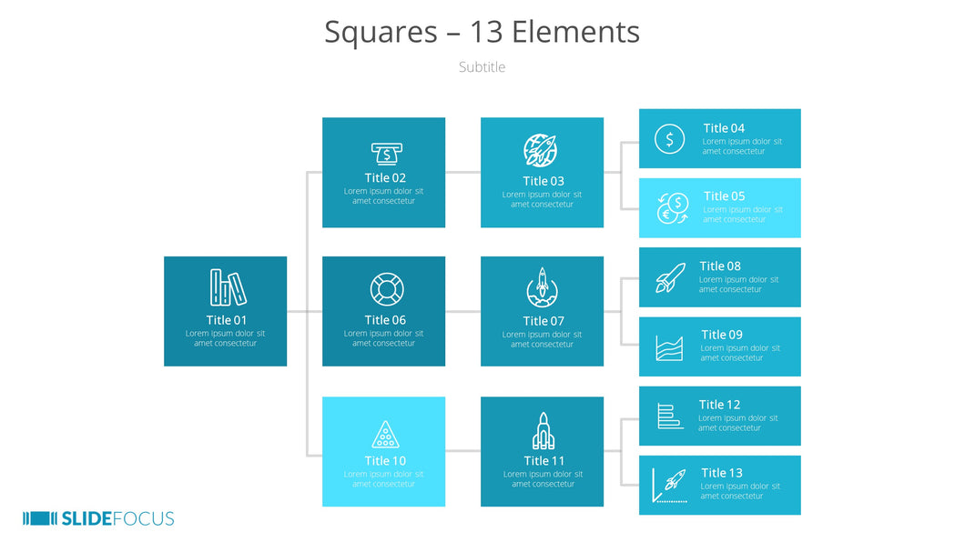 Squares 13 Elements