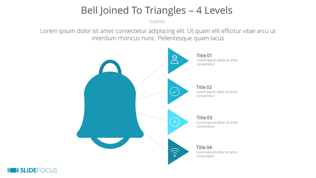 Bell Joined To Triangles 4 Levels