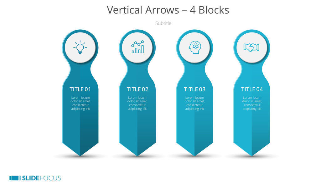 Vertical Arrows 4 Blocks