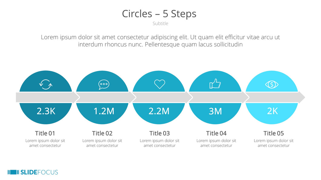 Circles 5 Steps