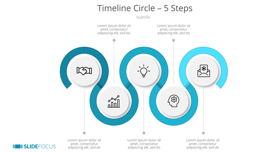 Timeline Circle 5 Steps