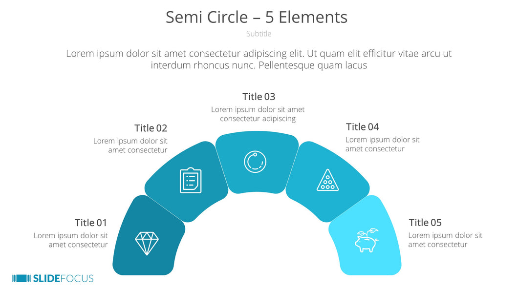 Semi Circle 5 Elements