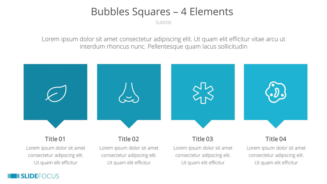 Bubbles Squares 4 Elements
