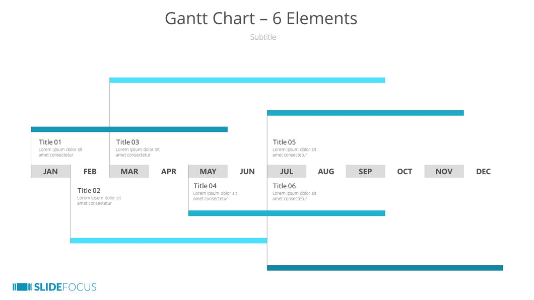 Gantt Chart 6 Elements