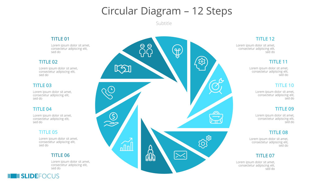 Circular Diagram 12 Steps
