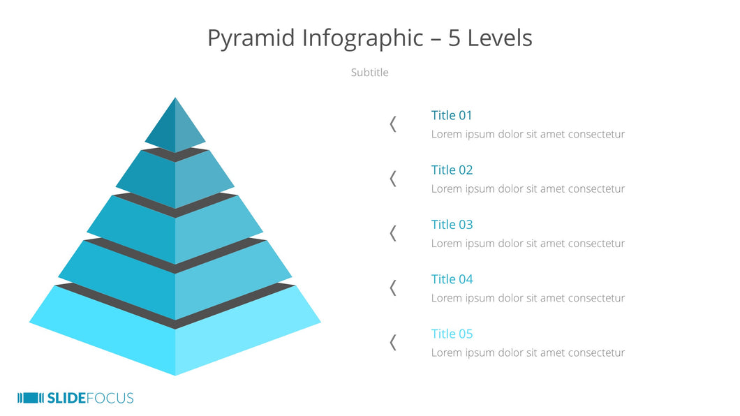 Pyramid Infographic 5 Levels